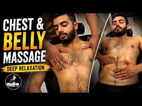 Chest & Belly Massage for Deep Relaxation | Ultimate Stress Relief ASMR 💈