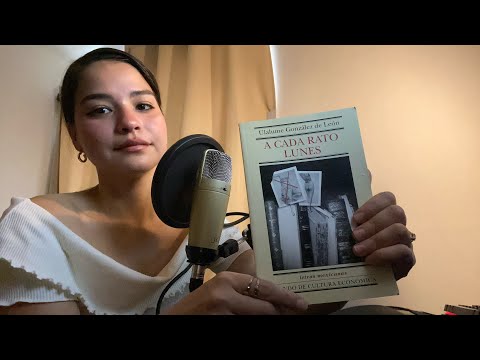 ASMR casero:  lectura en voz suavecita  (soft spoken)