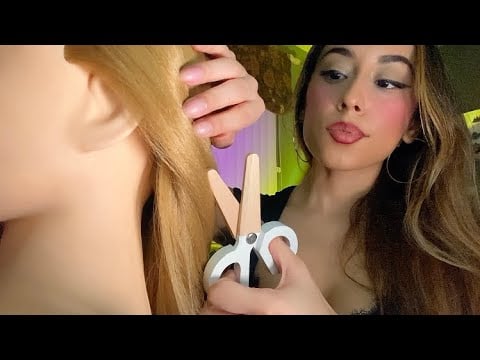 ASMR The “Hater” Friend Gives You a Haircut RP 🎭 *Brushing, Combing, Cutting*