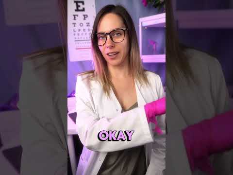 💙 Relaxing ASMR Eye Exam Roleplay 👁️ #asmr #viral #asmrsounds #relaxing