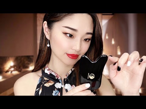 [ASMR] Chinese Gua Sha Massage and Facial