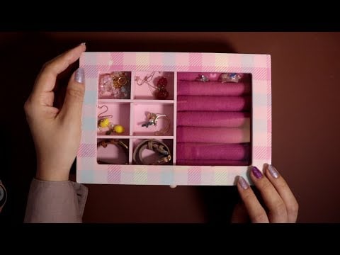ASMR | Organizando porta joias #2 (Só sussurros) 