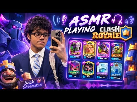 Clash Royale ASMR (Handcam) 