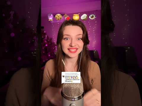 Emoji challenge #asmr #asmrsounds #asmrrelax #asmrsleep #relax #tingles #asmrvideo #relaxingvideos