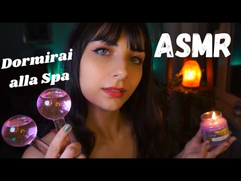 ASMR ita Trattamento di bellezza rilassante (roleplay, mouth sounds)