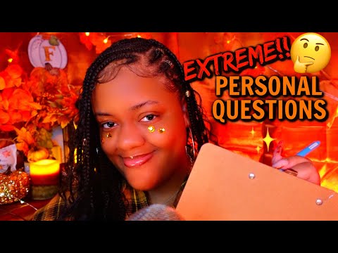 ASMR ✨ASKING YOU EXTREMELY PERSONAL & UNCOMFORTABLE QUESTIONS 🖊️🤔😅 (YIKES)