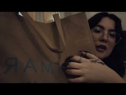 asmr caseirinho mostrando minhas compras