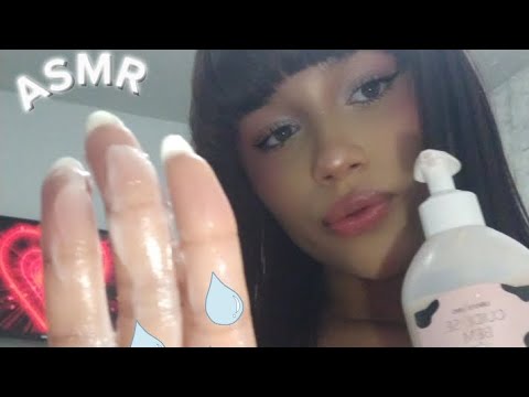 ASMR - CREME NAS MÃOS🤲🏻💦