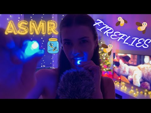 ASMR👄🎙️FIREFLIES🐝🦋 EATING FIREFLIES👅🫶Mouth sounds for your sleep😴👄