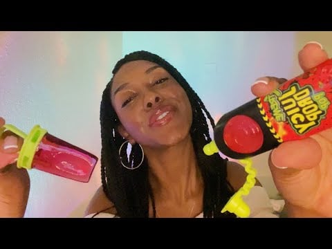 ASMR Sour Candy 🍭  Juicy Drop Pop *EXTREME MOUTH SOUNDS*
