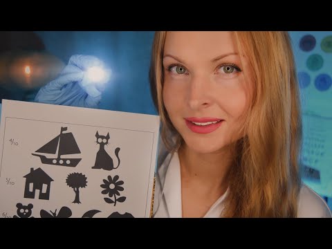 ASMR ROLEPLAY français ⭐ TEST DES 5 SENS ⭐ francais, visuel, auditif, médecin, test oreilles 3 dio