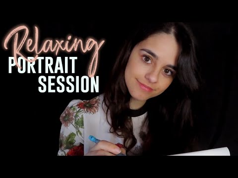 ASMR | Sketching you ✏️ Portrait artist roleplay ✨ Relaxing pencil drawing sounds + soft spoken