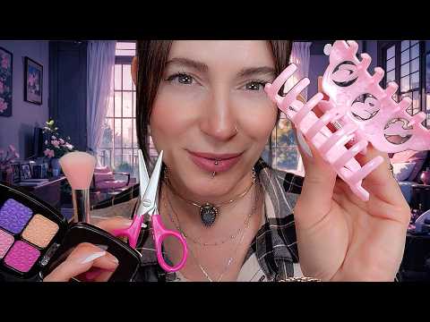 ASMR Toy Makeup & Haircut Roleplay 💇‍♀️💄 | Layered Triggers for Ultimate Tingles