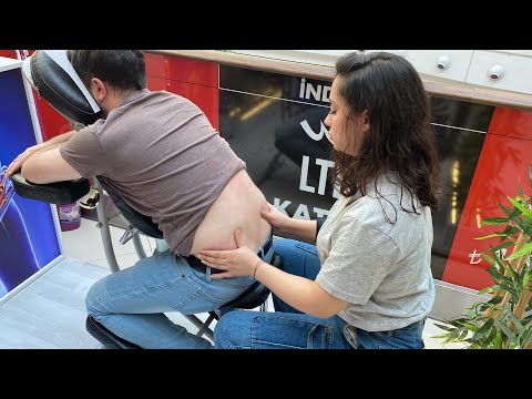 ASMR Massage Sedef - Waist Massage (Mall  Massage) Relaxing Massage