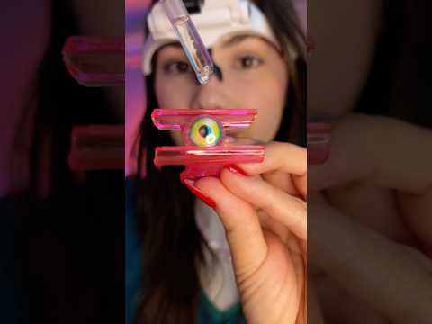 Asmr cuidando do seu olho👁️👄🕳️#asmr #asmrexam#oftalmologia #POV