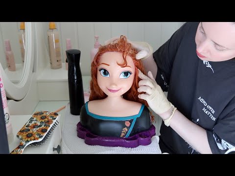 ASMR Second Hand Make Up & Styling Head | Hair Brushing & Condition | PART 2 | Ad Free | 1 Hour