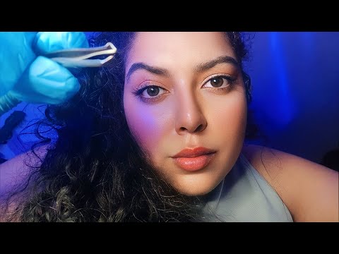 ASMR BEM INTIMISTA Você dorme eu faço sua sobrancelha ✨