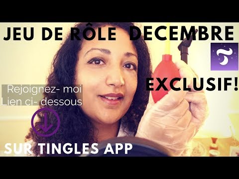Dr French Check up annuel ASMR jeu de rôle de DECEMBRE EXCLUSIVEMENT sur Tingles app - Lien en bas