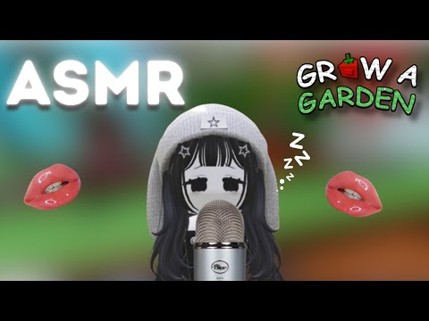 Roblox ASMR ~ 👩‍🌾 PLAYING GROW A GARDEN + MOUTH SOUNDS 👩‍🌾