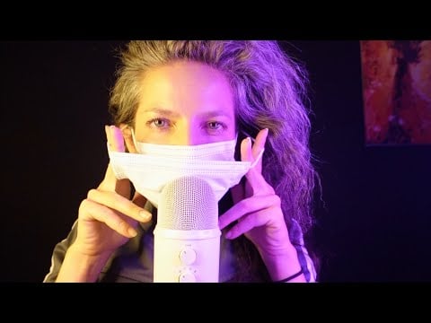 ASMR | Double-Masked ASMR | Muffled Mouth Sounds, Kisses💋, 👅 Sounds
