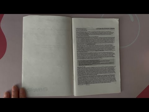 ASMR Flipping Through A Fidelity Investments Booklet | No Talking
