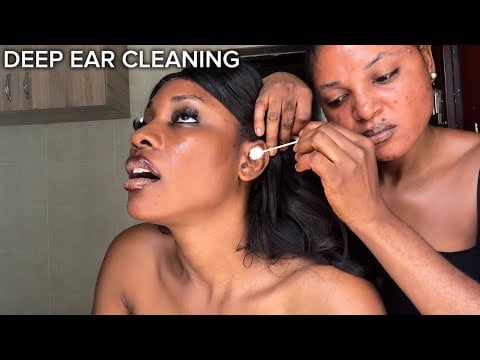 ASMR Ear Eating, Ear Cleaning Spit Painting & Ear Massage for Sleep