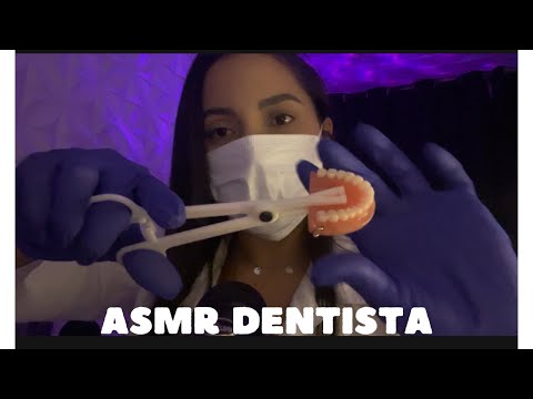 ASMR DENTISTA/LEINHA ASMR #asmr #relaxing #satisfying #asmrsounds