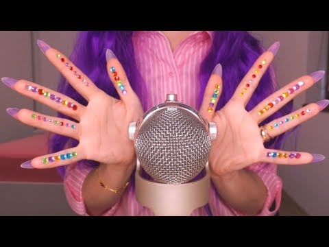 ULTIMATE NO TALKING ASMR ✨ Colorful Hands, Mic Scratching & Deep Relaxation