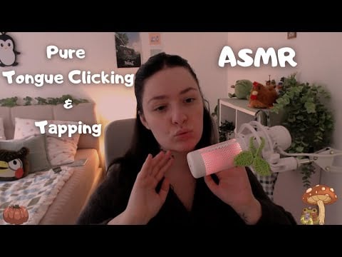ASMR Tongue Clicking & Tapping Only | Super Tingly & Clicky Sounds