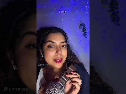 ASMR Chocolate que não pode comer 🍫 #asmr #tingles #asmrsounds #dormirserapido #asmrvideo #shorts