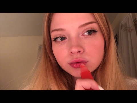 ASMR~Lipgloss application 👄 (mouth sounds)