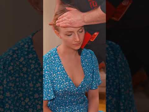 Relaxing head asmr massage for Irina #asmrmassage