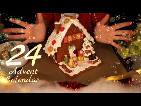 🌟 ASMR ADVENT CALENDAR 🌟 Day 24 - ginger bread house ✨