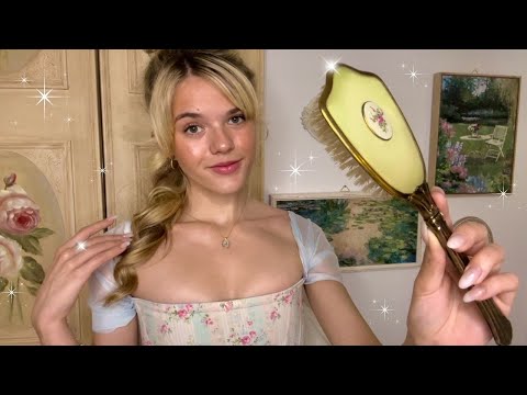 ASMR Giving You A Bridgerton Makeover 🥂🪞✨