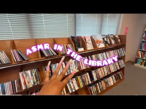 PUBLIC ASMR in the Library | 📚 Lofi, Camera Tapping, Whispering, Page Turning, and MORE!
