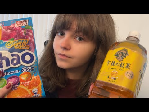 小声ASMR - レジ係は君の食料品をチェックアウトする | 日本語 |ロールプレイ| タッピング | 食べ物ASMR | asmr 日本語