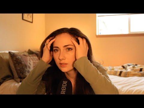 ASMR | Self ASMR Face Head Scalp Scratches, Soft Spoken Whispers, My fav objects, Tingles! 😴✨