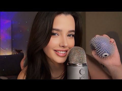 ASMR to help you fall asleep quickly 😴 (fluffy mic, energy plucking, positive affirmations)