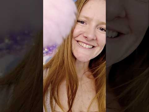 the sounds of cotton puffs 🩵💜🩷 #asmr #layeredsounds