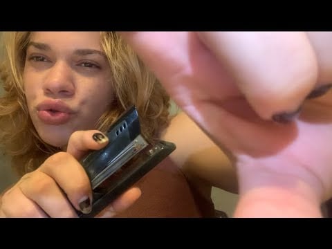 ASMR FAST AGRESSIVE plucking | Removendo sua insônia + spit paiting