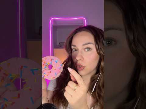 ASMR eating a fake donut , 0/10 for me… #asmr #asmreating #asmreatingsounds
