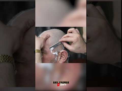 ASMR Head Shave - Straight Razor Head Shave In Barber Shop by Anil Cakmak