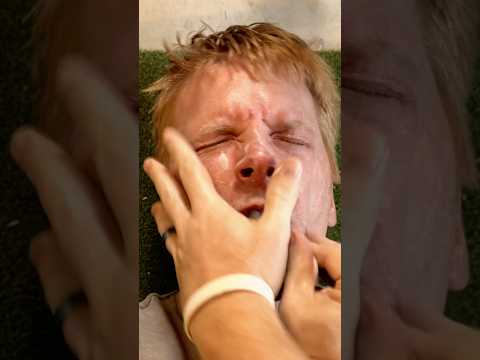 ASMR | Massaging a man into a rock #asmr