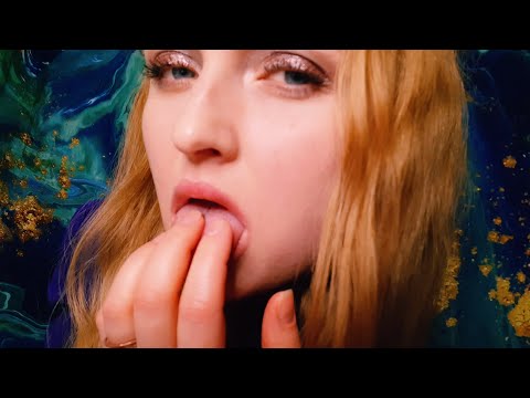 asmr sucking licking fingers,  kissing