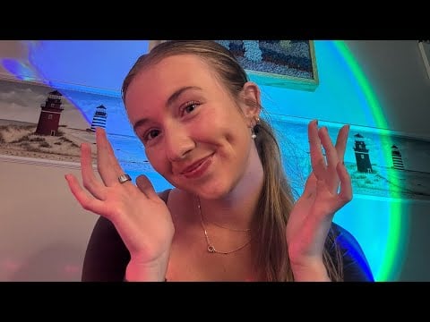 ASMR | relaxing hand movements and slow whispers 😴