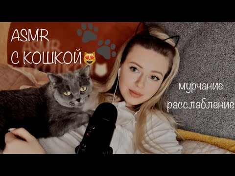 ASMR с кошкой 🐱 Тихое мурчание для сна 🐾 | Cat Purring ASMR for Sleep