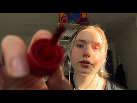 doing your nail polish! nail salon roleplay, matching your freak! lofi asmr // background whitenoise