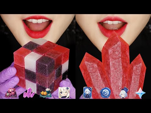 GENSHIN FOOD ASMR FURINA FOOD, KOHAKUTO ASMR EMOJI FOOD ASMR 💧