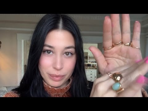 “Close your eyes: Hypnotic hand movements & chunky ring sounds” 💍 (Lofi ASMR)