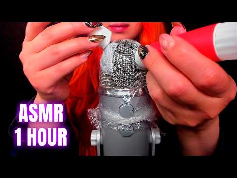 ASMR 1+ Hour Glue Stick On Mic Sticky BRAIN MELTING Triggers (No Talking) 🧡